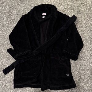 PINK Victoria's Secret Black Robe
